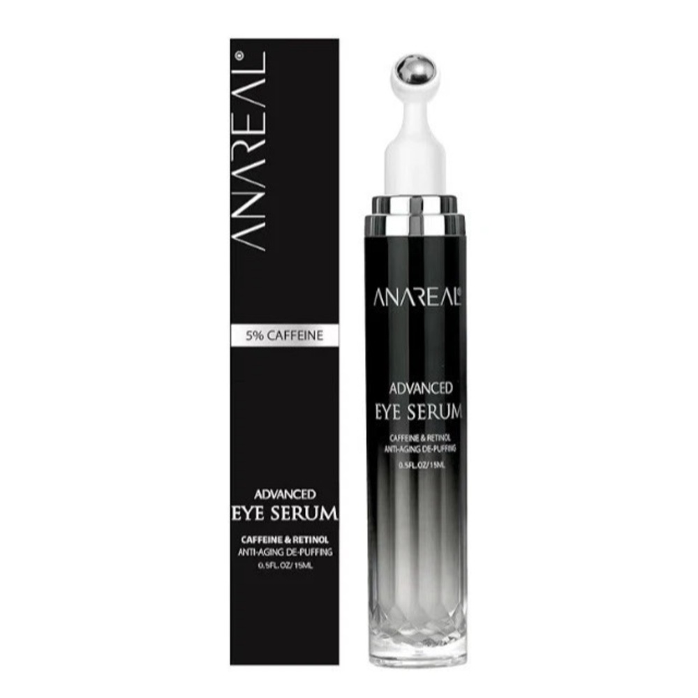 Anareal 5% Caffeine Advanced Eye Serum Anti-Aging/De-Puffing Eye Treatment 15ml